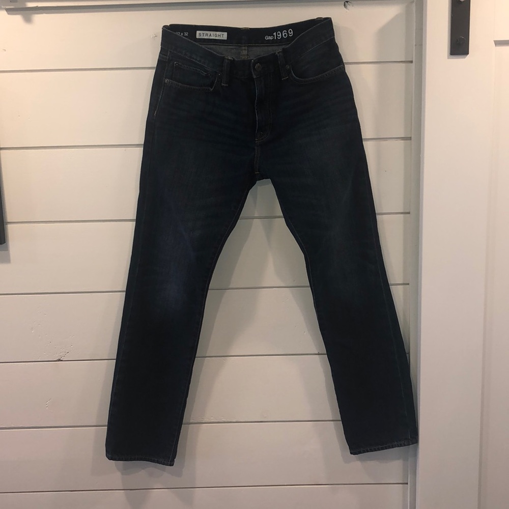 DARK WASH GAP JEANS